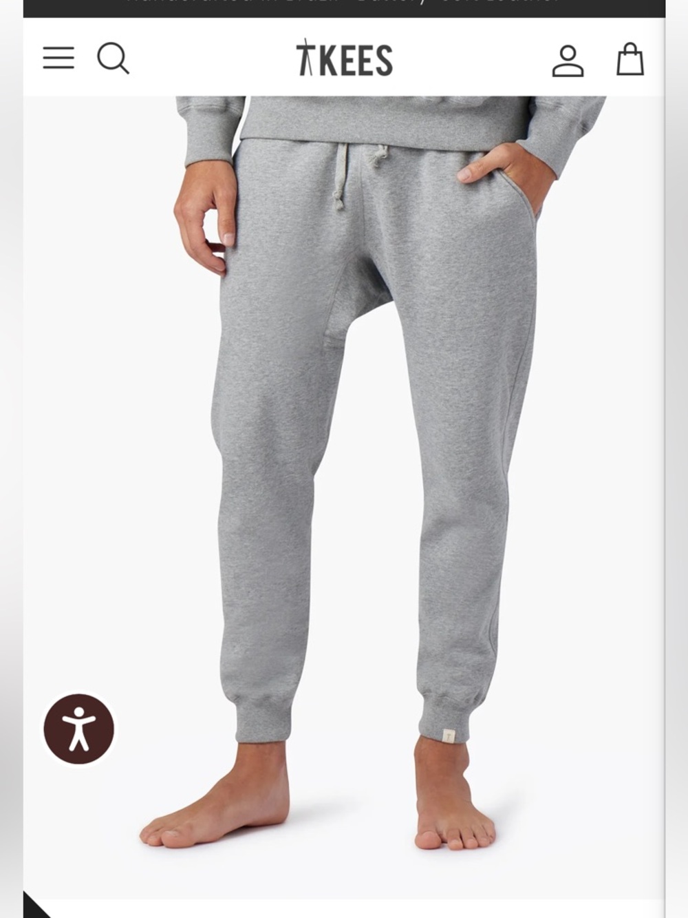 TKEES $132 Sport Jogger Size 1 Small